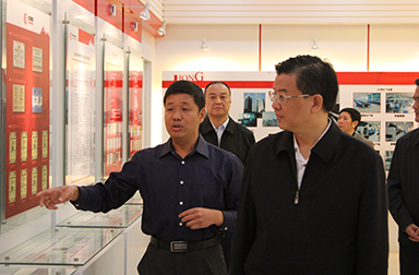 福建省委常委、省紀(jì)委書記倪岳峰調(diào)研虹潤(rùn)公司